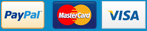 Paypal, Mastercard and Visa Logo